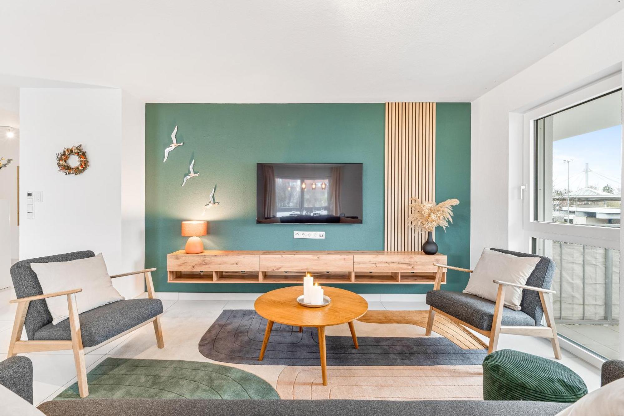 Design-Apartment - Kueche - Parken - Zentral Leinfelden-Echterdingen Extérieur photo