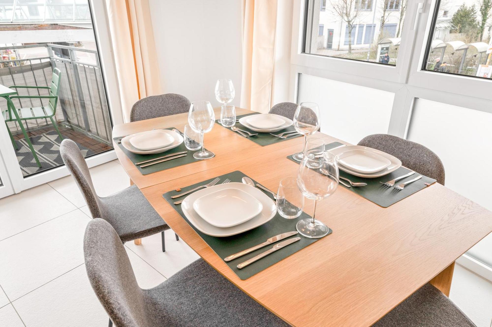 Design-Apartment - Kueche - Parken - Zentral Leinfelden-Echterdingen Extérieur photo