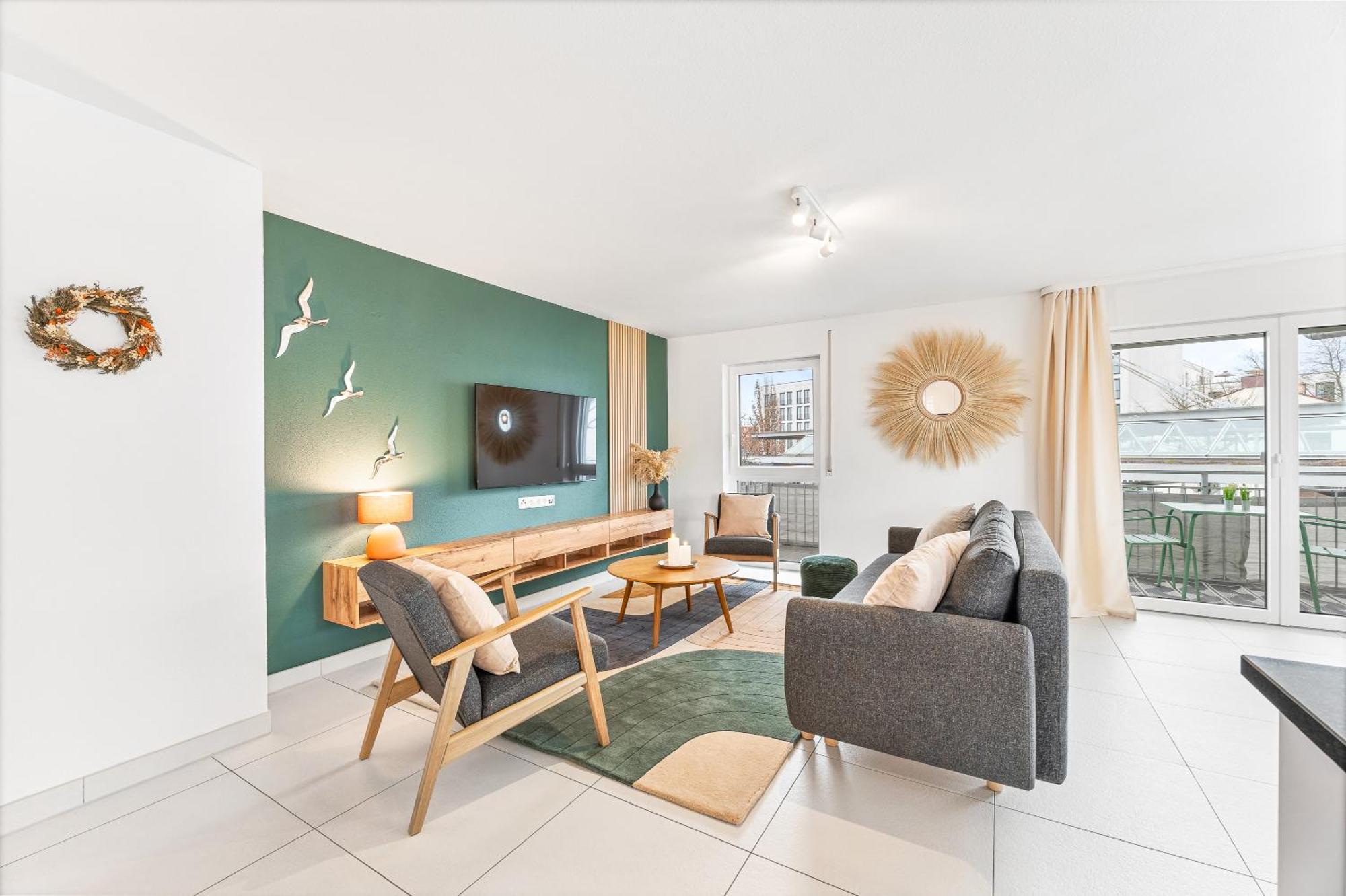 Design-Apartment - Kueche - Parken - Zentral Leinfelden-Echterdingen Extérieur photo